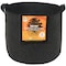 Gro Pro Gro Pro Round 10.2 in. H X 14 in. D Fabric Grow Bag Planter Black HGC725322 - alternate 1
